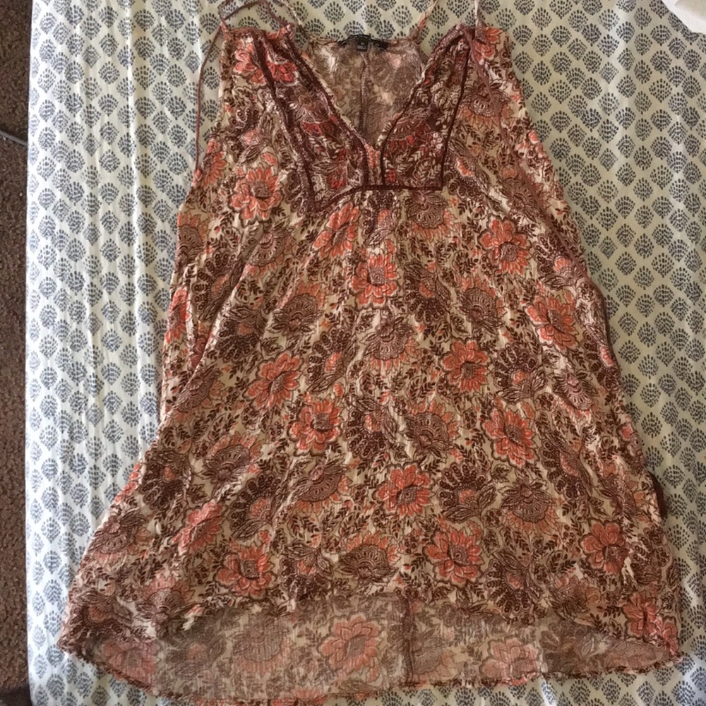 Flower print top